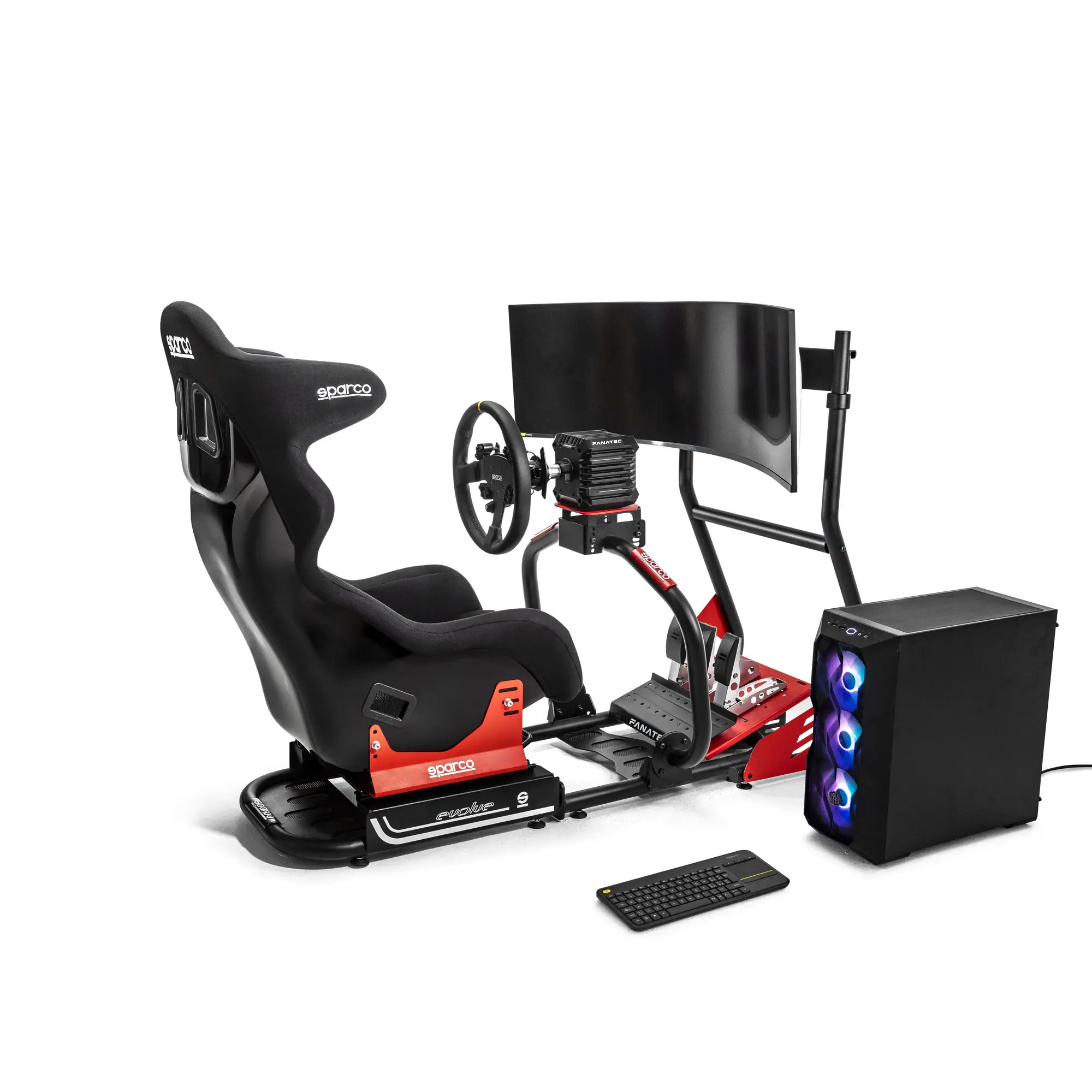 Нов продукт: 2026 Sparco GT-R Rig II + Circuit II + P330, Sim-Racing Chasis With Seat, Steering Wheel, Keybord, Stand, Monitor